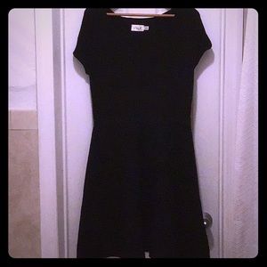 Fit and Flare Black Eliza J Dress L
